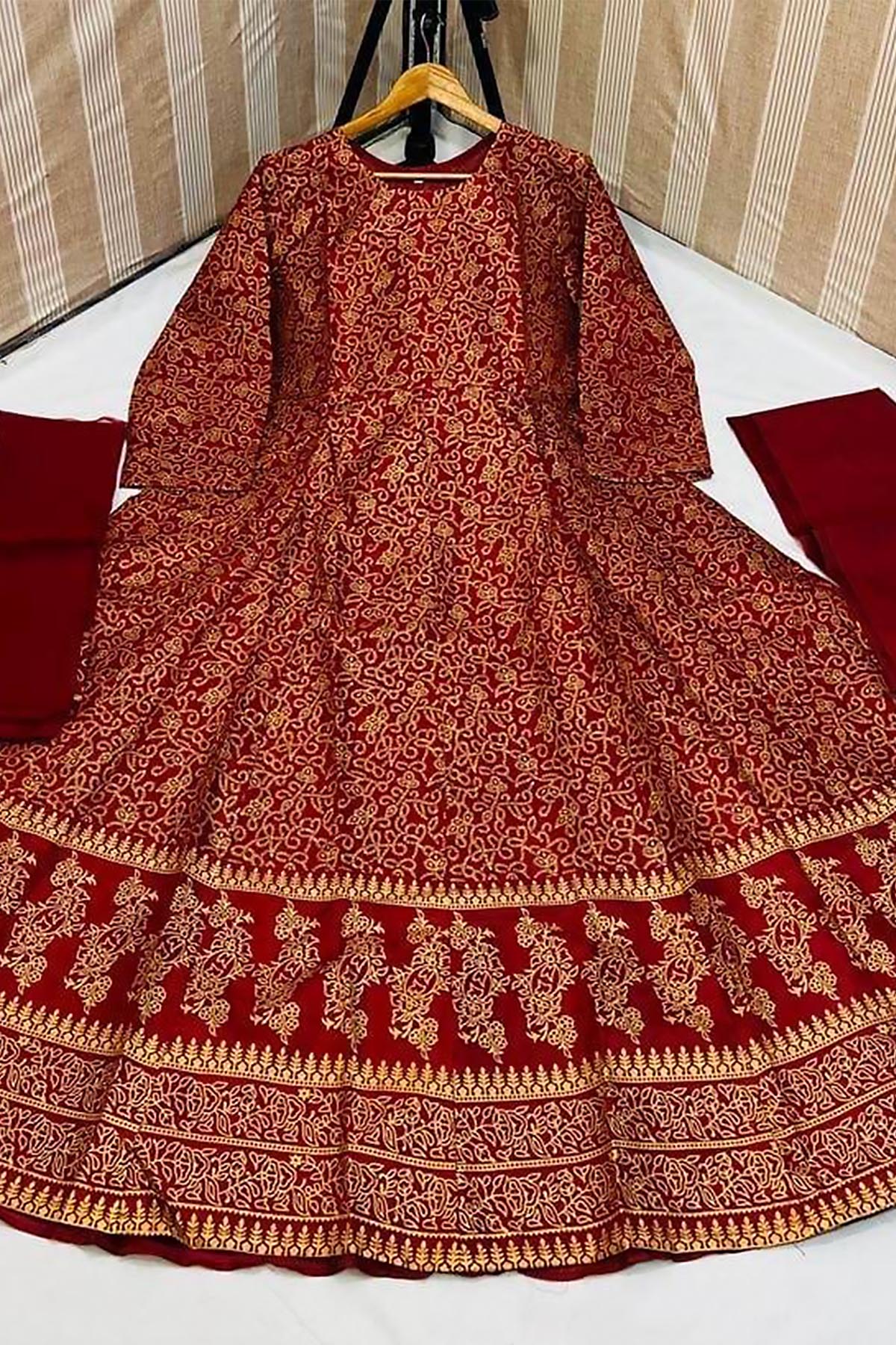 Beautiful Dress Silk 3pc Stitched