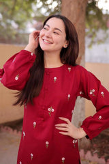 HANIA- 2pc Embroidered